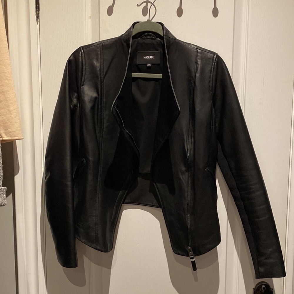 Mackage leather jacket